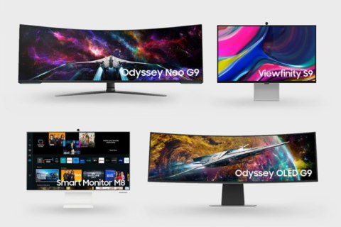 Samsung Electronics представляет технологии нового поколения, воплощенные в сериях мониторов Odyssey, ViewFinity и Smart Monitor